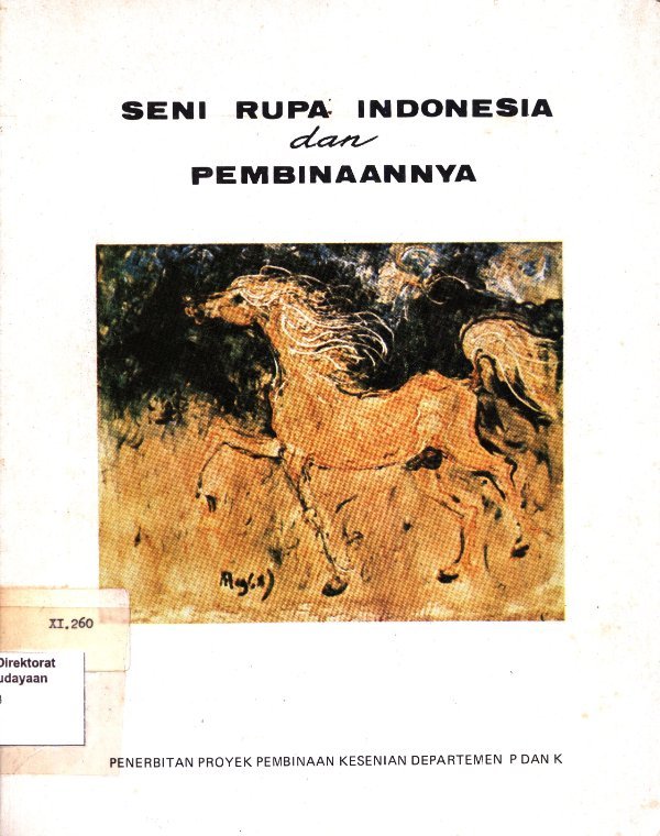 Sampul Seni rupa Indonesia dan pembinaannya