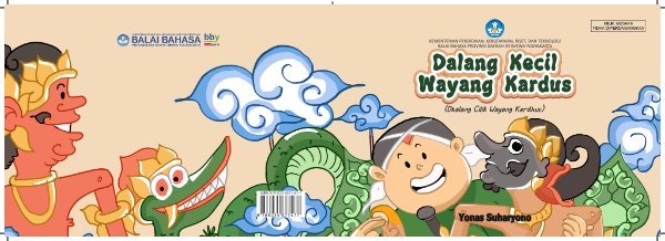 Sampul Dalang kecil wayang kardus (Dhalang cilik wayang kerdhus)