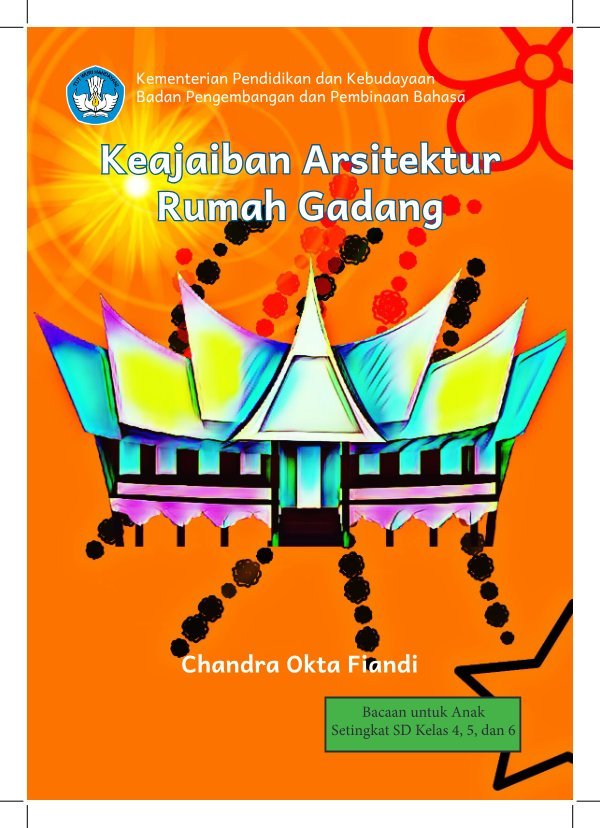 Sampul Keajaiban arsitektur rumah gadang