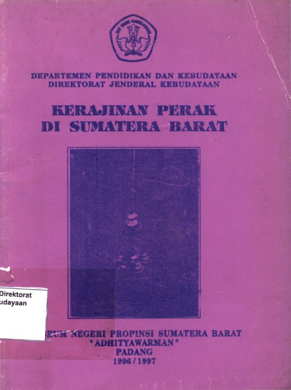 Sampul Kerajinan perak di Sumatera Barat