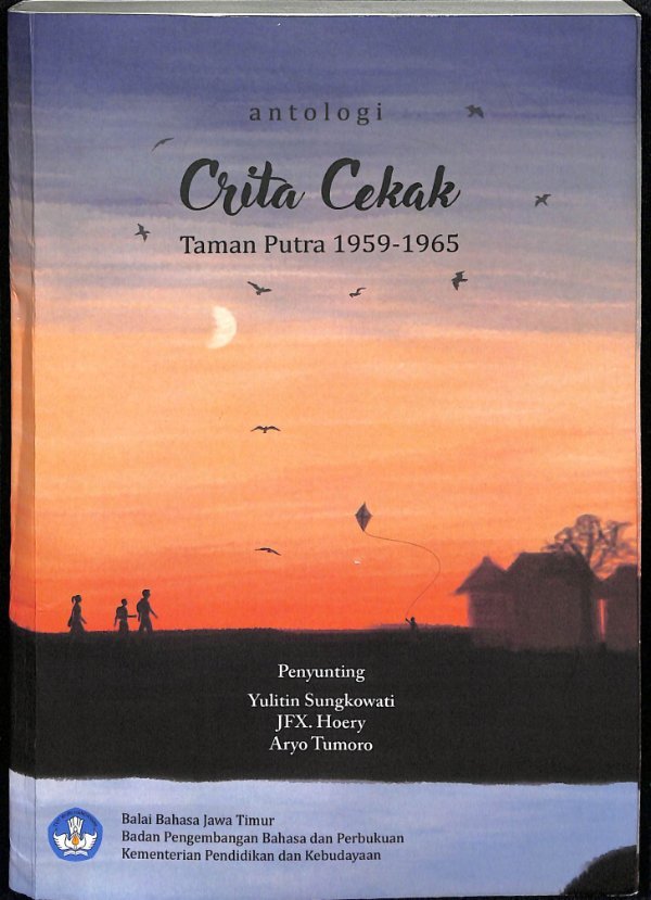 Sampul Antologi crita cekak taman putra 1959--1965
