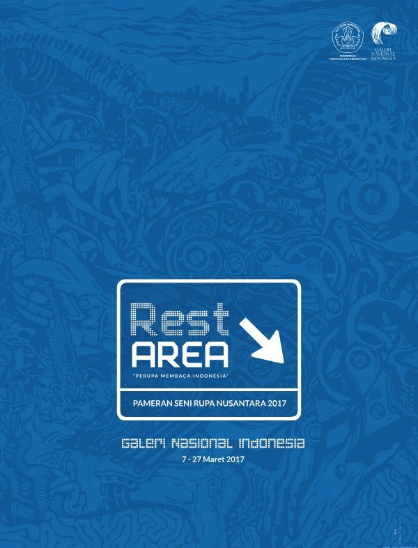 Sampul Rest Area "Perupa Membaca Indonesia" Pameran Seni Rupa Nusantara 2017