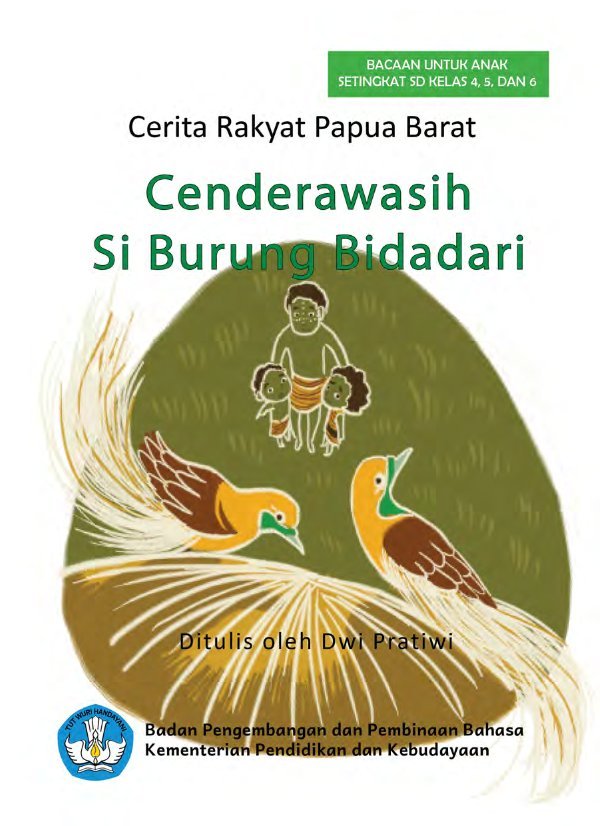 Sampul Cendrawasih Si Burung Bidadari