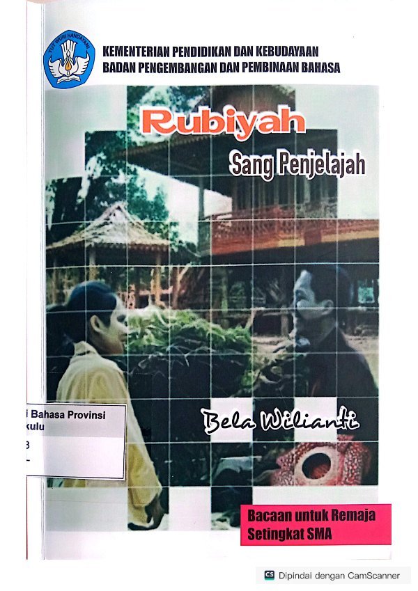 Sampul Rubiyah sang penjelajah