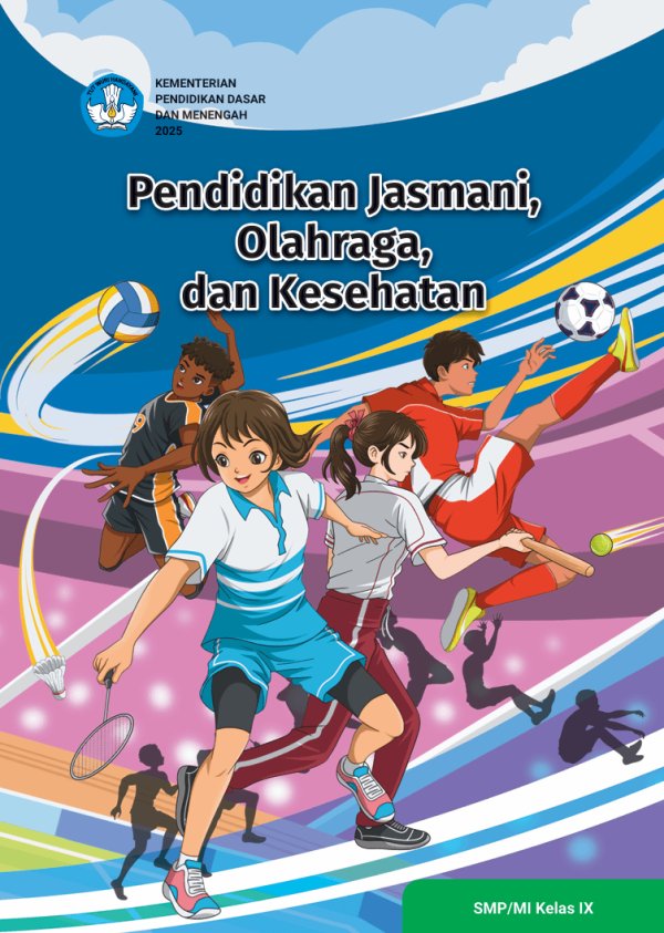 Sampul Pendidikan Jasmani, Olahraga, dan Kesehatan untuk SMP/MTs Kelas IX