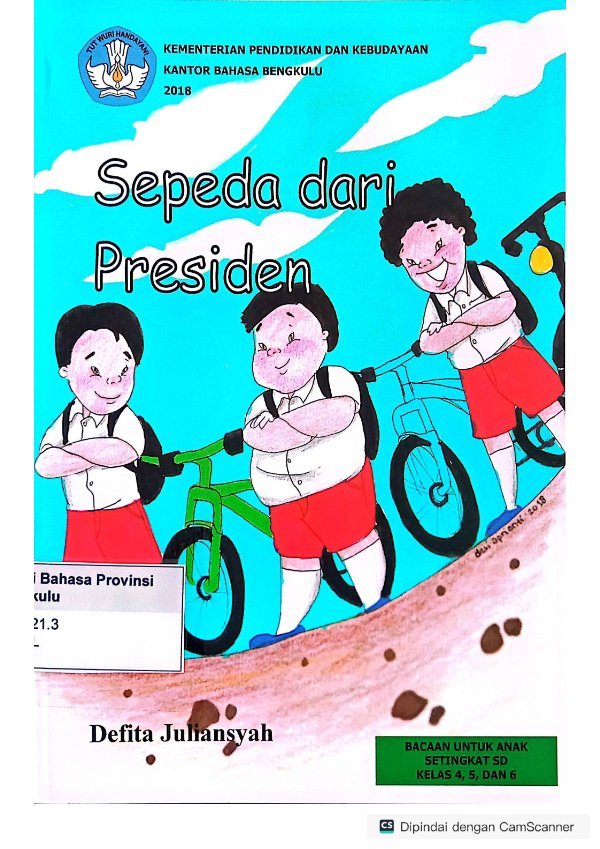 Sampul Sepeda dari Presiden
