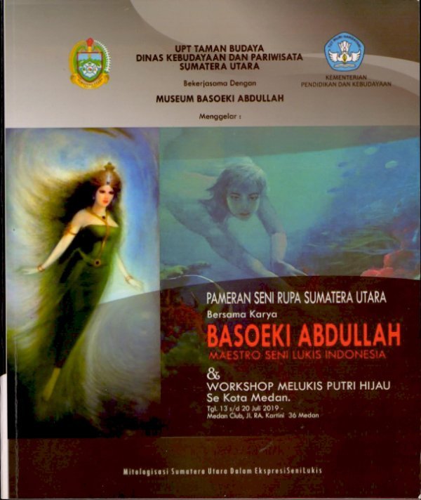 Sampul Pameran Seni Rupa Sumatra Utara bersama karya Basoeki Abdullah