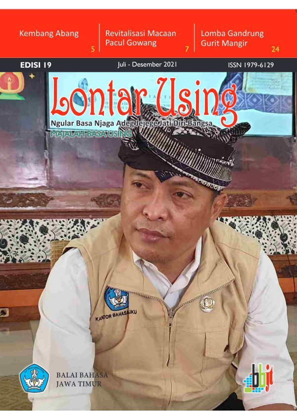 Sampul Lontar Using Edisi 19 (Juli--Des 2021)