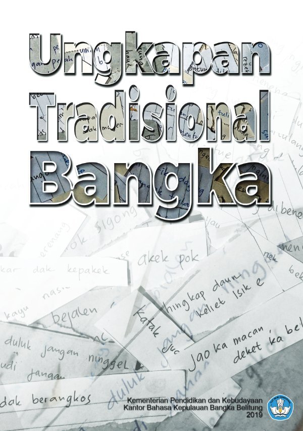 Sampul Ungakapan tradisional Bangka