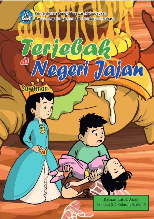 Sampul Terjebak di negeri jajan
