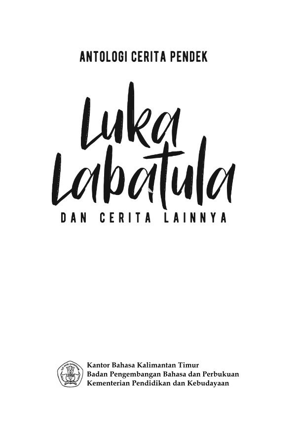 Sampul Luka Labatula dan cerita lainnya