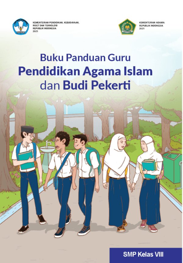Sampul Buku Panduan Guru Pendidikan Agama Islam dan Budi Pekerti untuk SMP Kelas VIII