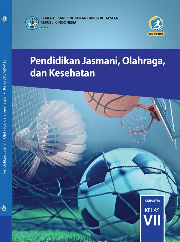 Sampul Pendidikan jasmani, olahraga, dan kesehatan SMP Kelas VII