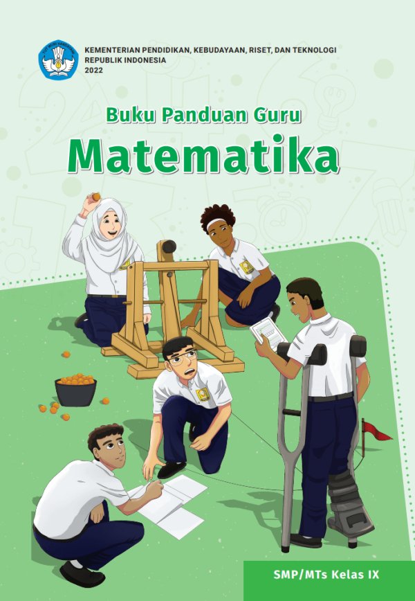 Sampul Buku Panduan Guru Matematika untuk SMP/MTs Kelas IX