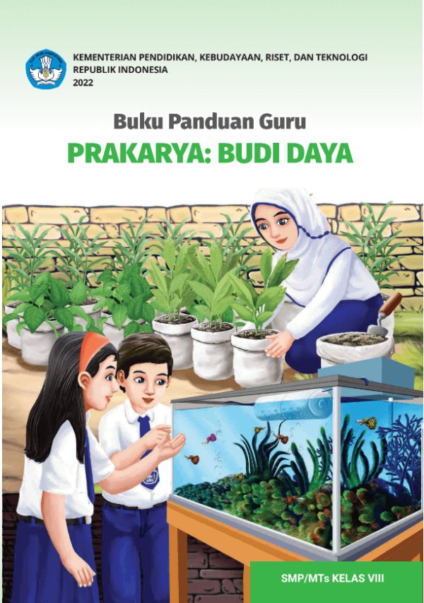 Sampul Buku Panduan Guru Prakarya: Budi Daya untuk SMP/MTs Kelas VIII
