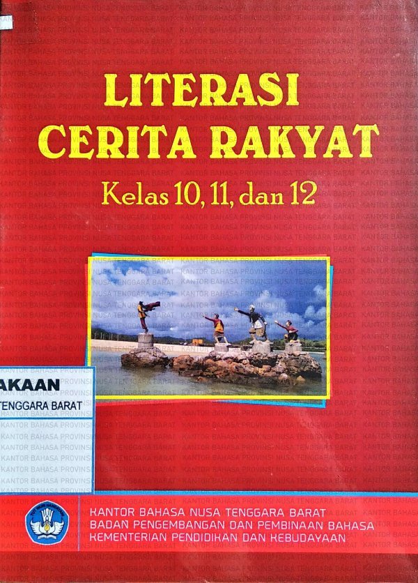 Sampul Literasi cerita rakyat Kelas 10, 11, dan 12