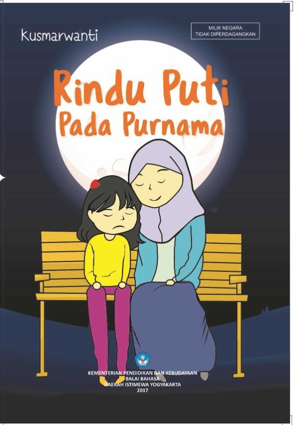 Sampul Rindu Puti pada purnama