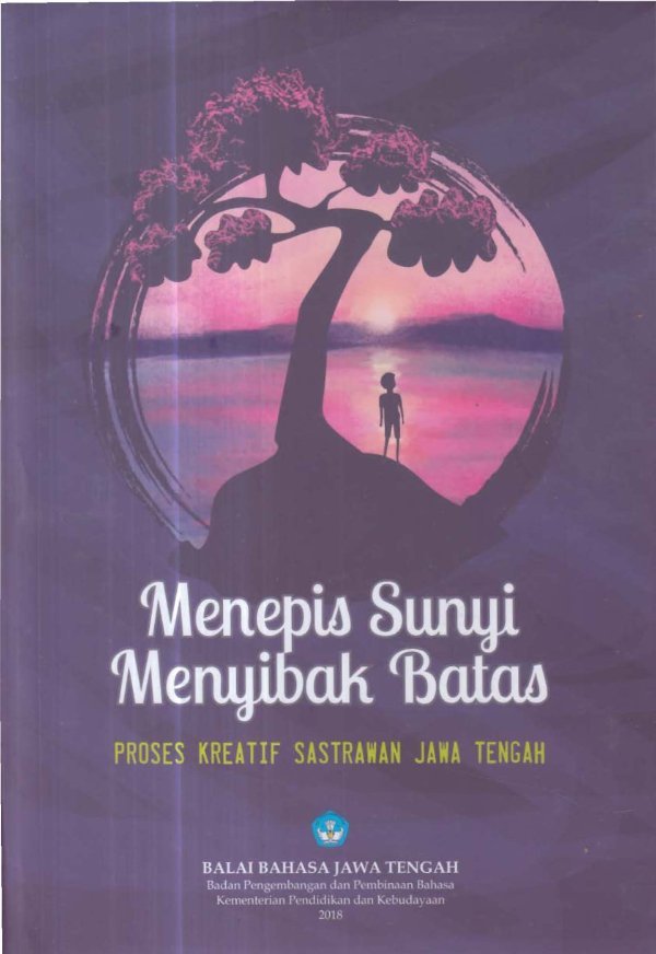 Sampul Menepis sunyi menyibak batas