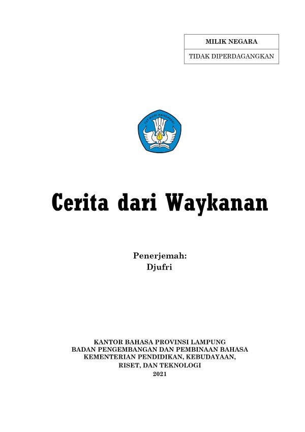 Sampul Cerita dari Waykanan