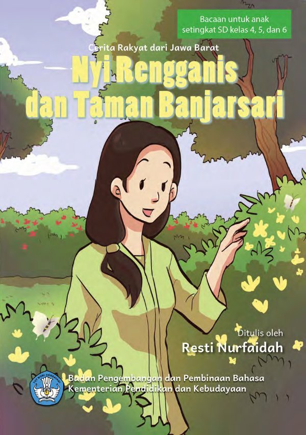 Sampul Nyi Rengganis dan taman Banjarsari