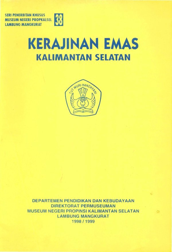 Sampul Kerajinan emas Kalimantan Selatan