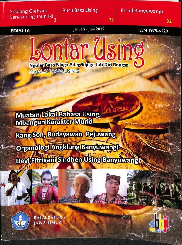 Sampul Lontar using edisi 16 Januari--Juni 2019