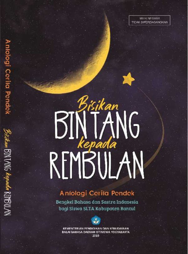 Sampul Bisikan bintang kepada rembulan
