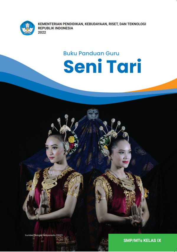 Sampul Buku Panduan Guru Seni Tari untuk SMP/MTs Kelas IX