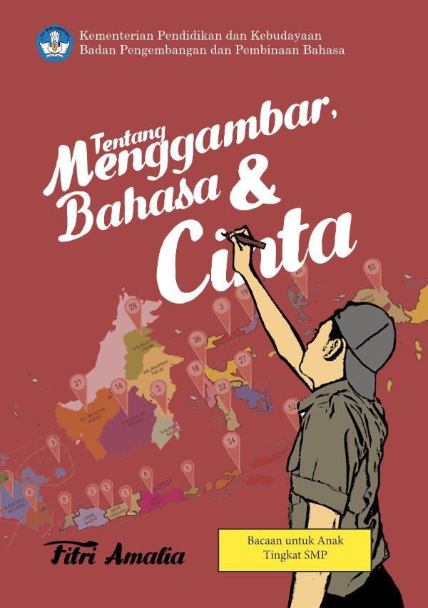Sampul Tentang menggambar bahasa & cinta