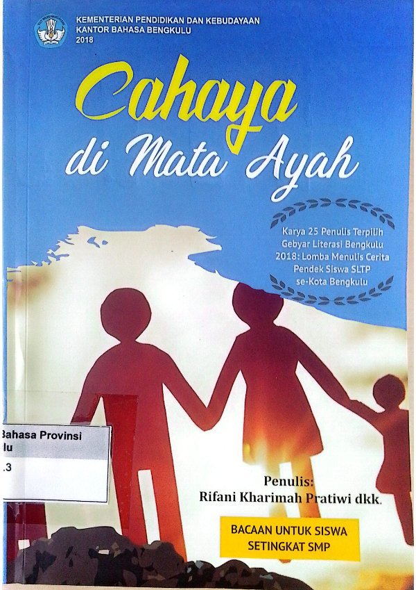 Sampul Cahaya di mata Ayah
