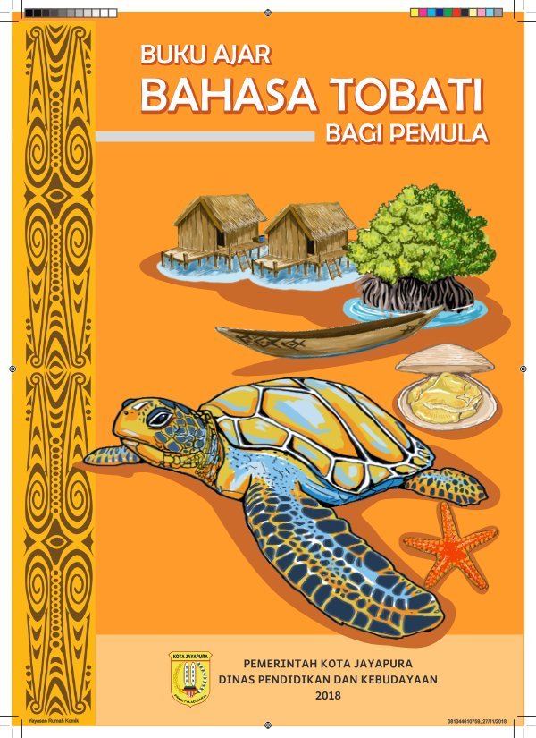 Sampul Buku ajar bahasa Tobati bagi pemula
