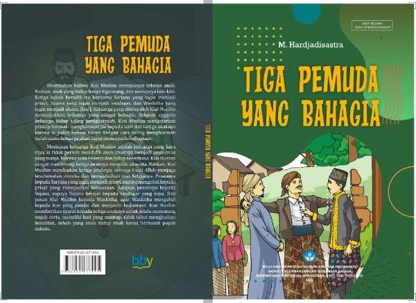 Sampul Tiga pemuda yang bahagia