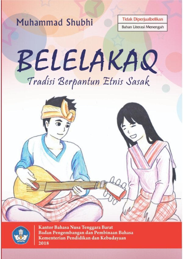 Sampul Belelakaq tradisi berpantun etnis Sasak