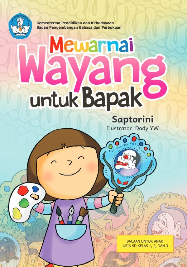 Sampul Mewarnai wayang untuk Bapak