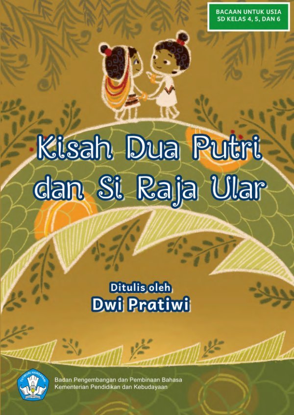 Sampul Kisah dua putri dan Si raja ular
