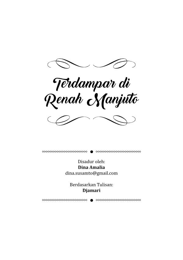 Sampul Terdampar di Renah Manjuto