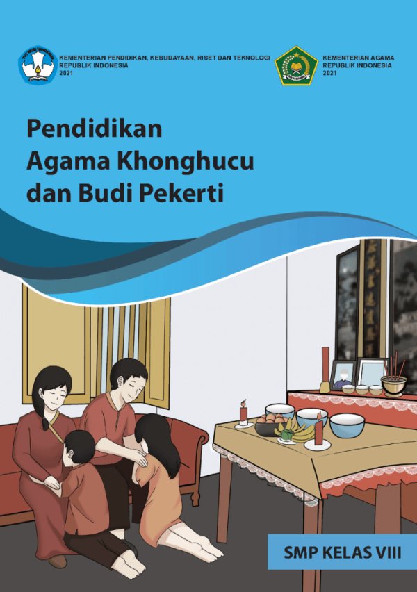 Sampul Pendidikan Agama Khonghucu dan Budi Pekerti untuk SMP Kelas VIII