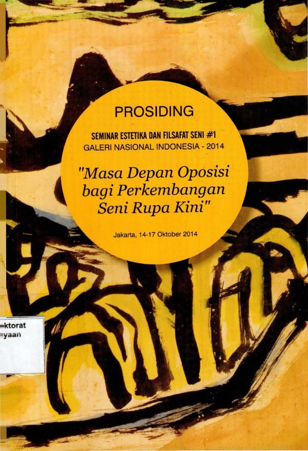 Sampul Masa depan oposisi bagi perkembangan seni rupa kini