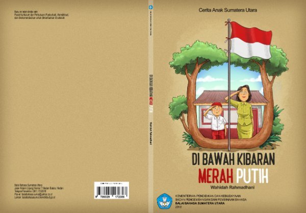 Sampul Di bawah kibaran Merah Putih