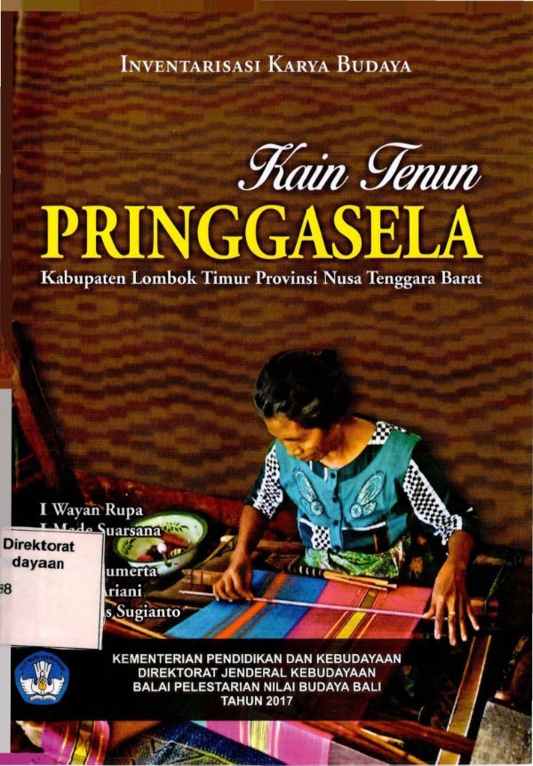 Sampul Kain tenun pringgasela Kabupaten Lombok Timur Provinsi Nusa Tenggara Barat