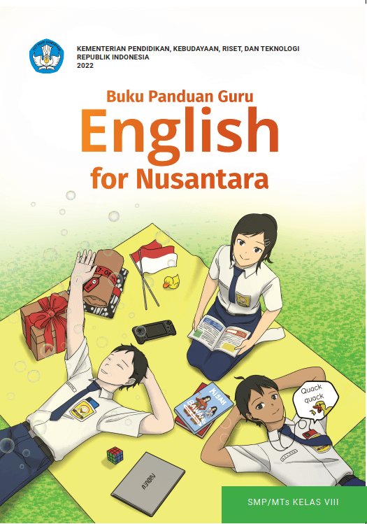 Sampul Buku Panduan Guru English for Nusantara untuk SMP/MTs Kelas VIII