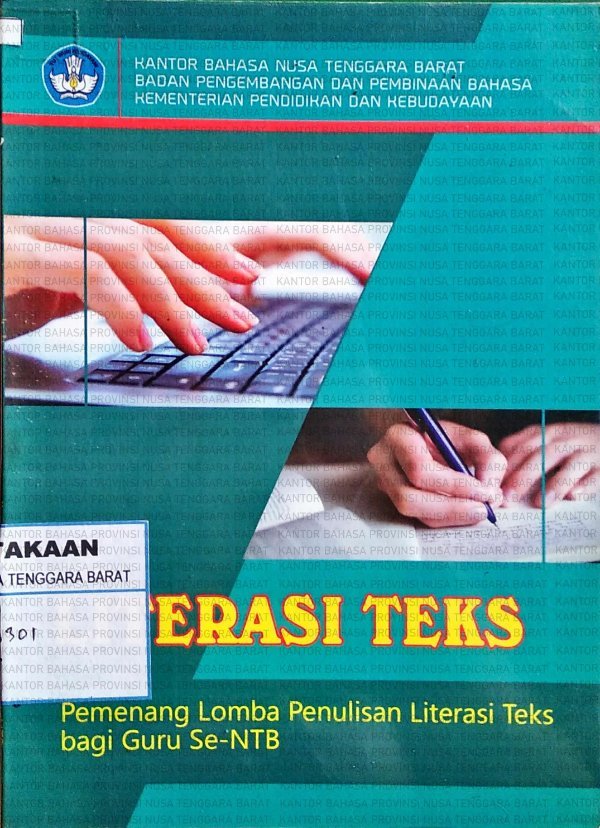 Sampul Literasi teks (pemenang lomba penulisan literasi teks bagi guru se-NTB)