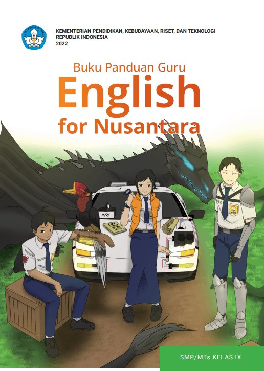 Sampul Buku Panduan Guru English for Nusantara untuk SMP/MTs Kelas IX
