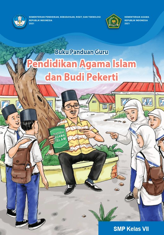 Sampul Buku Panduan Guru Pendidikan Agama Islam dan Budi Pekerti untuk SMP Kelas VII