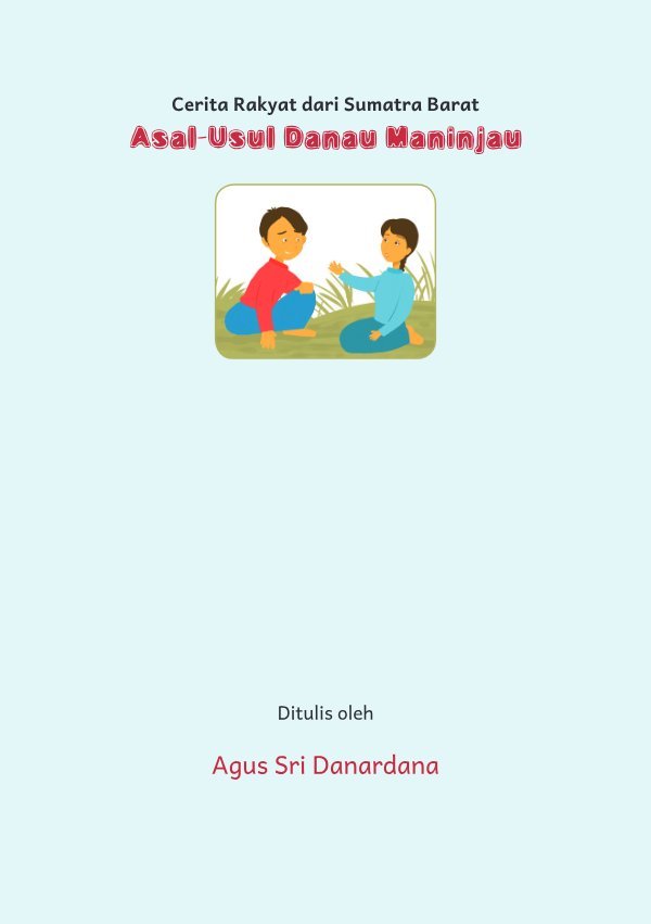 Sampul Asal - usul Danau Maninjau