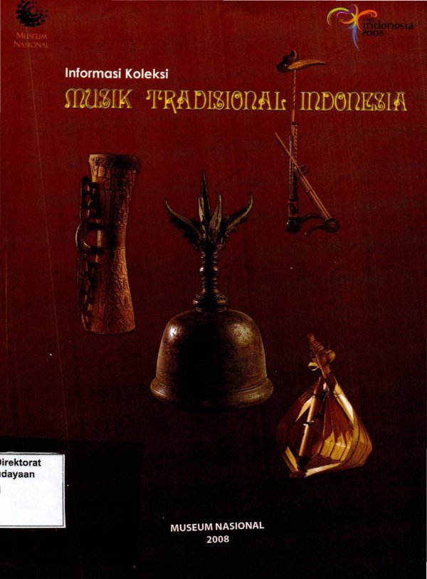 Sampul Informasi koleksi musik tradisional Indonesia