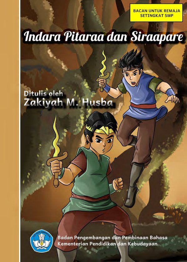 Sampul Indara Pitaraa dan Siraapare