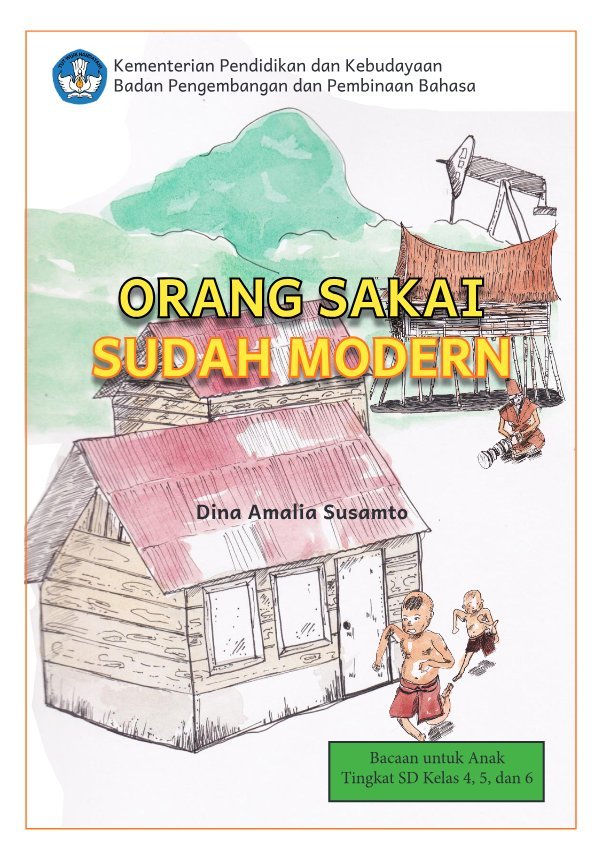 Sampul Orang Sakai sudah modern