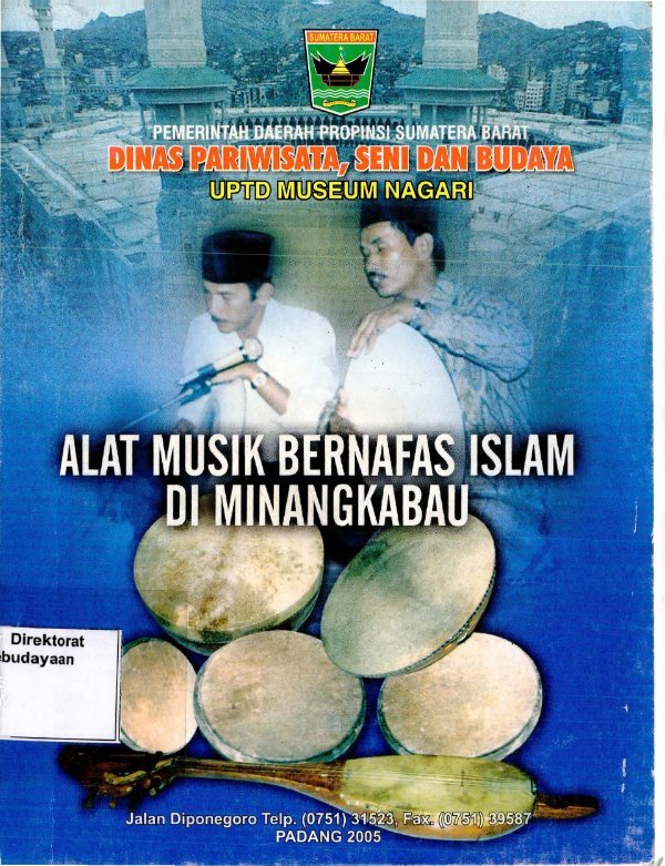 Sampul Alat musik bernafas Islam di Minangkabau