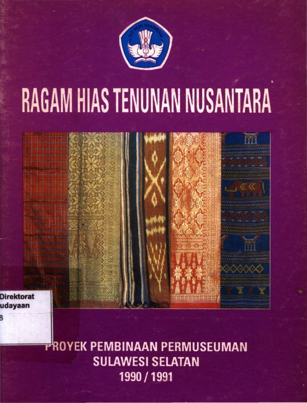Sampul Ragam hias tenunan Nusantara